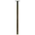 vidaXL Nohy konzolového stolíka 4 ks, prírodná oceľ, 72 cm, oceľ