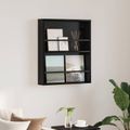 vidaXL Regál na časopisy Čierny dub 60 x 12 x 70 cm Kompozitné drevo