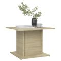 vidaXL Konferenčný stolík, dub sonoma 55,5x55,5x40cm, kompozitné drevo