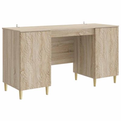 vidaXL Stôl Dub sonoma Kompozitné drevo 142,5 x 50 x 75 cm