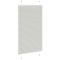 vidaXL plisovaná roleta svetlosivá 75x100 cm šírka látky 74,4 cm