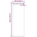 vidaXL Voálové závesy s priechodkami 2 ks Apple Green 140x260 cm