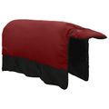 vidaXL Plášť pre kone Bordová a čierna 75 cm Polyester