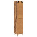vidaXL Highboard 2 ks Staré drevo 34,5 x 34 x 180 cm Kompozitné drevo