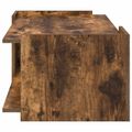 vidaXL Konferenčný stolík Dymový dub 90 x 50 x 33 cm Kompozitné drevo