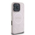 Puzdro Guess pre iPhone 16 Pro Max 6,9" GUHMP16XPSAPSMEP ružové tvrdé puzdro Saffiano Peony Classic Logo MagSafe