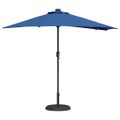 vidaXL Záhradný slnečník 294 x 150 x 223 cm Polyester a oceľ Azurblue