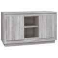 vidaXL Komoda sivá sonoma 102x35x60 cm kompozitné drevo