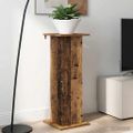 vidaXL Stojan na rastliny 2 ks Staré drevo 30,5 x 30 x 80,5 cm