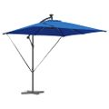 vidaXL Slnečník 249 x 249 x 250 cm Polyester a hliník Azurblue