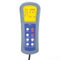 vidaXL Elektrické sklápacie masážne kreslo, krémové, látka