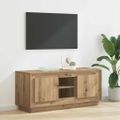 vidaXL TV skrinka 102 x 35 x 45 cm Remeselný dub Kompozitné drevo