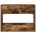 vidaXL Stojan na slnečník Dymová dub 65 x 24 x 50 cm Kompozitné drevo