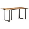 vidaXL Jedálenský stôl 160 cm surové mangovníkové drevo