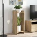 vidaXL Stojan na rastliny 2 ks Dub sonoma 30 x 30 x 80 cm