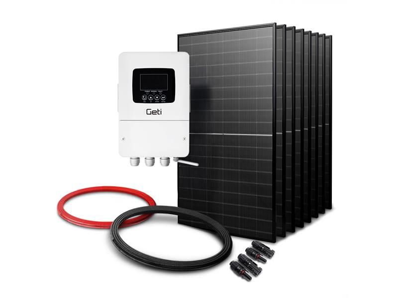 Súprava na solárne ohrev vody GETI GWH04W 3640 Wp 8x PV TRINA