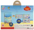 Kreatívny set okennej samolepky more 100+ ks a 2 scenérie 29x21 cm