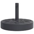 vidaXL Podstavec pod slnečník pre Ø38/48 mm tyče 25 kg kruh