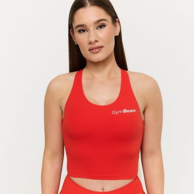 Dámsky športový top BEAT Tangerine - GymBeam, veľkosť XS, veľkosť oblečenia XS