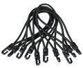 Sada upínacích gúm s plastovým hákom CARGO CORD SET 2, 20cm, 10ks SIXTOL