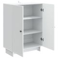 vidaXL Servírovacia skriňa Biela 66 x 34,5 x 90 cm Kompozitné drevo