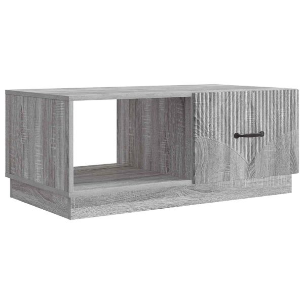 vidaXL Konferenčný stolík Sivá sonoma 90 x 50 x 37 cm Kompozitné drevo
