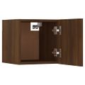 vidaXL Nástenné TV skrinky 8 ks hnedý dub 30,5x30x30 cm