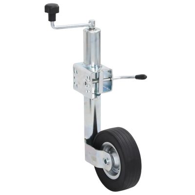 vidaXL Oporné koleso na príves s delenou svorkou 60mm pozinkované oceľ