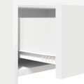 vidaXL Skriňa na topánky 73,5 x 36 x 92 cm Kompozitné drevo Biela