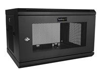 19 Inch Wall Cabinet (RK616WALM) - Rozvádzačová skriňa - montáž na stenu - čierna - 6U