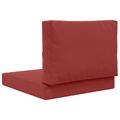 vidaXL Vankúš na vonkajšiu pohovku Polyester vínovo červená 60 x 60 cm