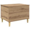 vidaXL Nočný stolík Remeselný dub 60 x 44,5 x 45 cm Kompozitné drevo