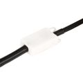 vidaXL Industriálna závesná lampa 25 W biela 32 cm okrúhla E27