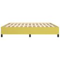 vidaXL Posteľ bez matraca zelená 200x200 cm látka