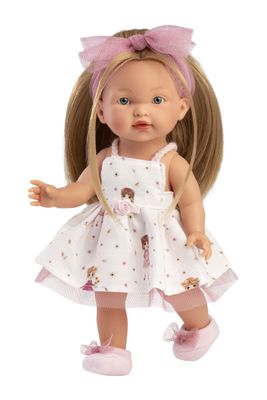 Llorens 28038 VALERIA - realistická bábika s celovinylovým telom - 28 cm