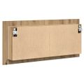 vidaXL Zrkadlový kabinet s LED Remeselný dub 100 x 12 x 45 cm