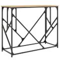 vidaXL Konzolový stolík dub sonoma 100x40x80 cm kompozitné drevo
