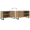 vidaXL Skrinka na platne dub artisan 84,5x38x48 cm kompozitné drevo