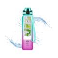 Tritanová fľaša na pitie NILS Camp NCD04 950 ml zeleno-ružová