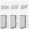 vidaXL Otočné a sklopné okno do suterénu RISOR 120 x 60 cm PVC a sklo