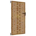vidaXL Záhradná brána 85x200 cm, corten oceľ, štvorcový dizajn