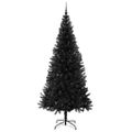 vidaXL Vianočný stromček Čierna 240 cm PVC