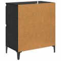 vidaXL Komody 2 ks Čierny dub 60 x 35 x 70 cm Kompozitné drevo