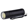 LED svietidlo kovové EMOS P3894, 3W COB LED, na 3x AAA čierna