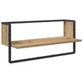 vidaXL Sada nástenných políc 6 ks Remeselný dub 100 x 25 x 30 cm