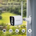 MEARI L1 Plus, Smart WiFi/LAN Kamera 2K, biela