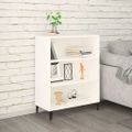 vidaXL Komoda biela 69,5x32,5x90 cm spracované drevo