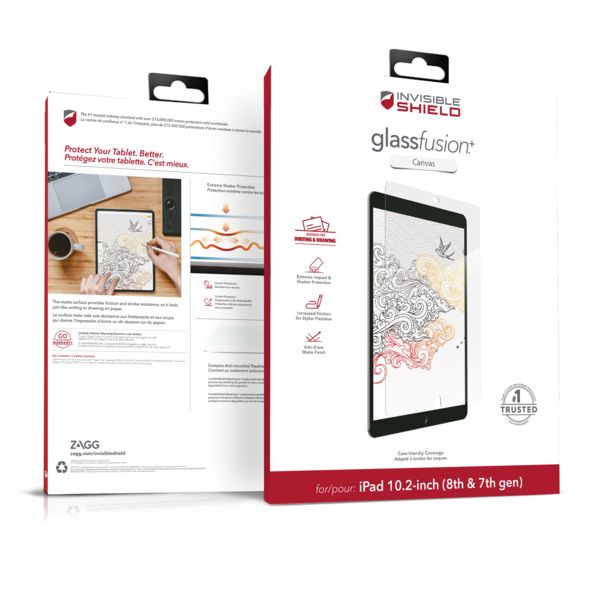ZAGG Invisible Shield Fusion + Canvas hybridné sklo iPad 10.2 CF