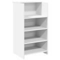 vidaXL Recepčný pult biely 55x50x103,5 cm, umelé drevo