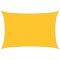 vidaXL Tieniaca plachta 160 g/m² žltá 3x4 m HDPE